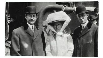 Katherine, Orville, and Wilbur Wright