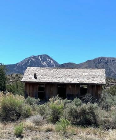 Old house in the high desert