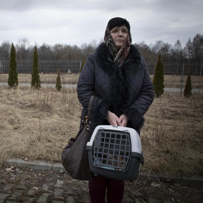 Woman trying to escape violence with her beloved pet