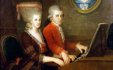 Anna and Wolfgang Mozart