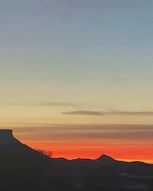 Mesa Verde at sunset