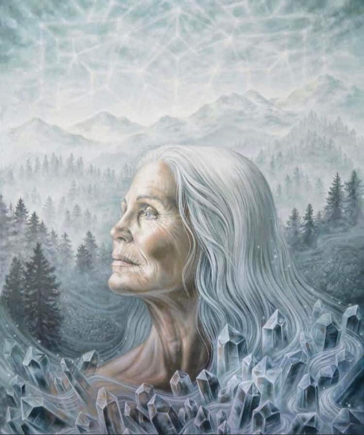 Winter Woman illustration